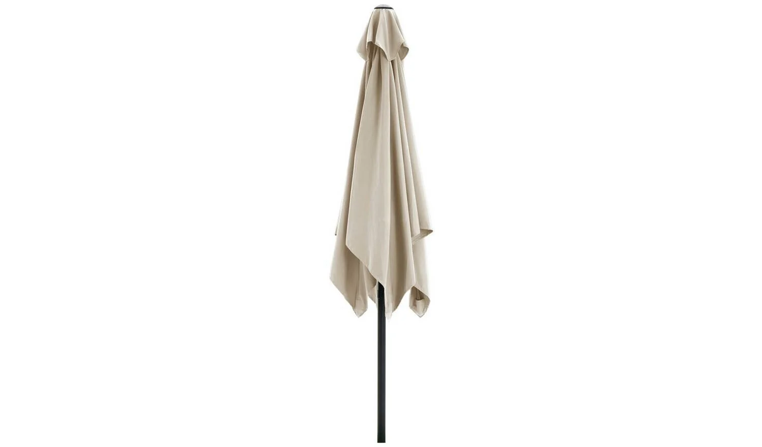 2m Square Garden Parasol - Cream - Image 5