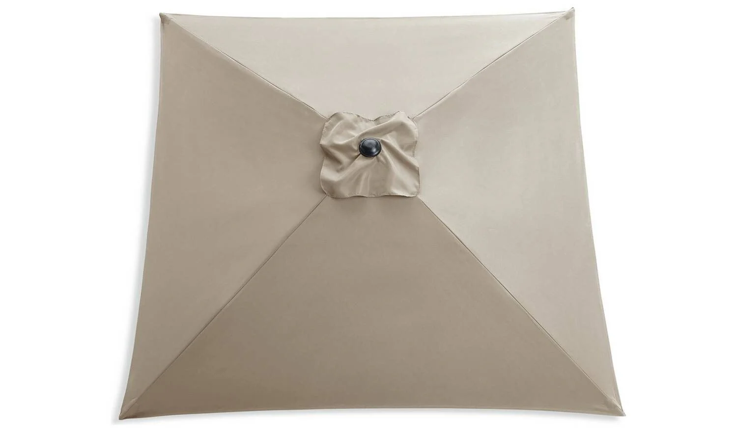 2m Square Garden Parasol - Cream - Image 6