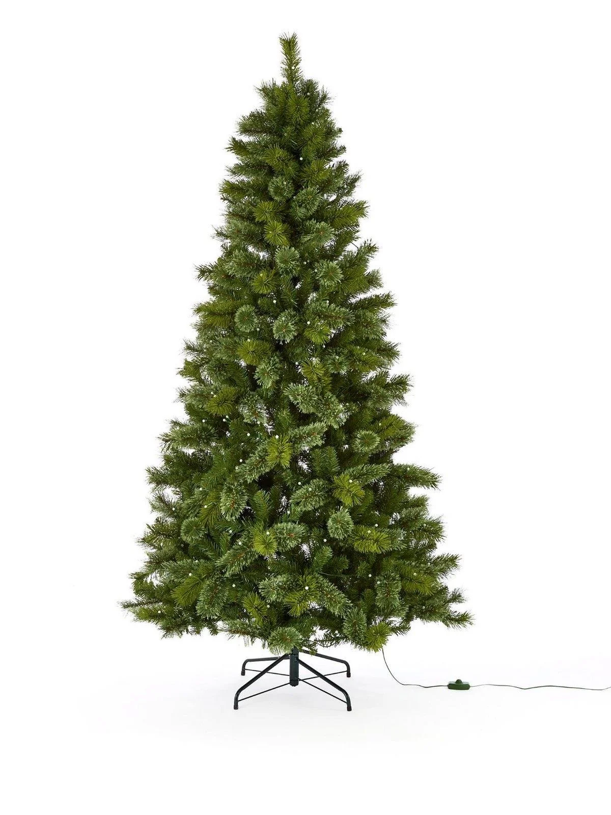 7ft Pre Lit Mirabelle Cashmere Tips Christmas Tree 300 Warm White LEDs - Image 3