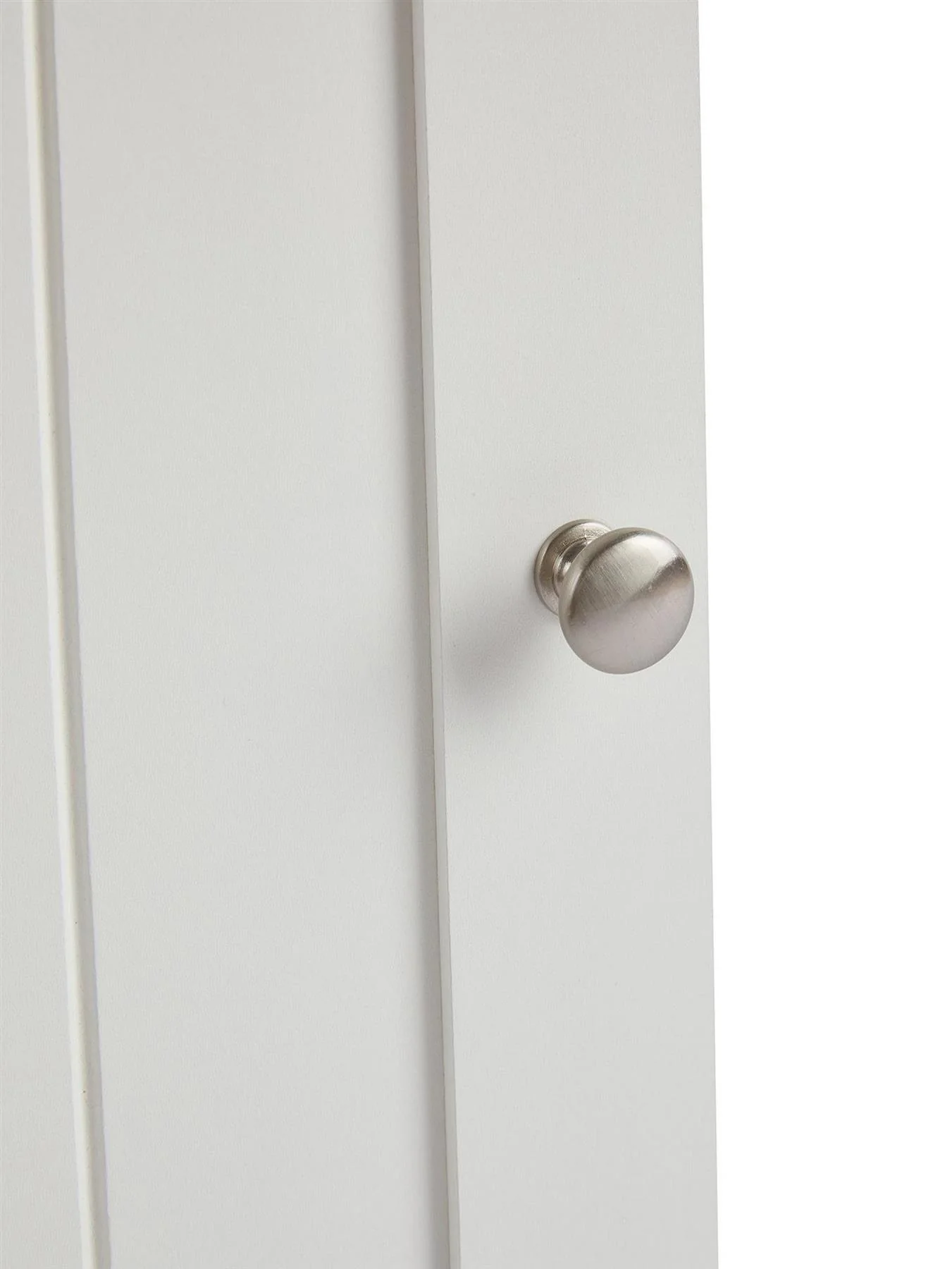 Amigo Tall Cabinet With 2 Baskets White Oak For Bathroom Storage UK - Image 4