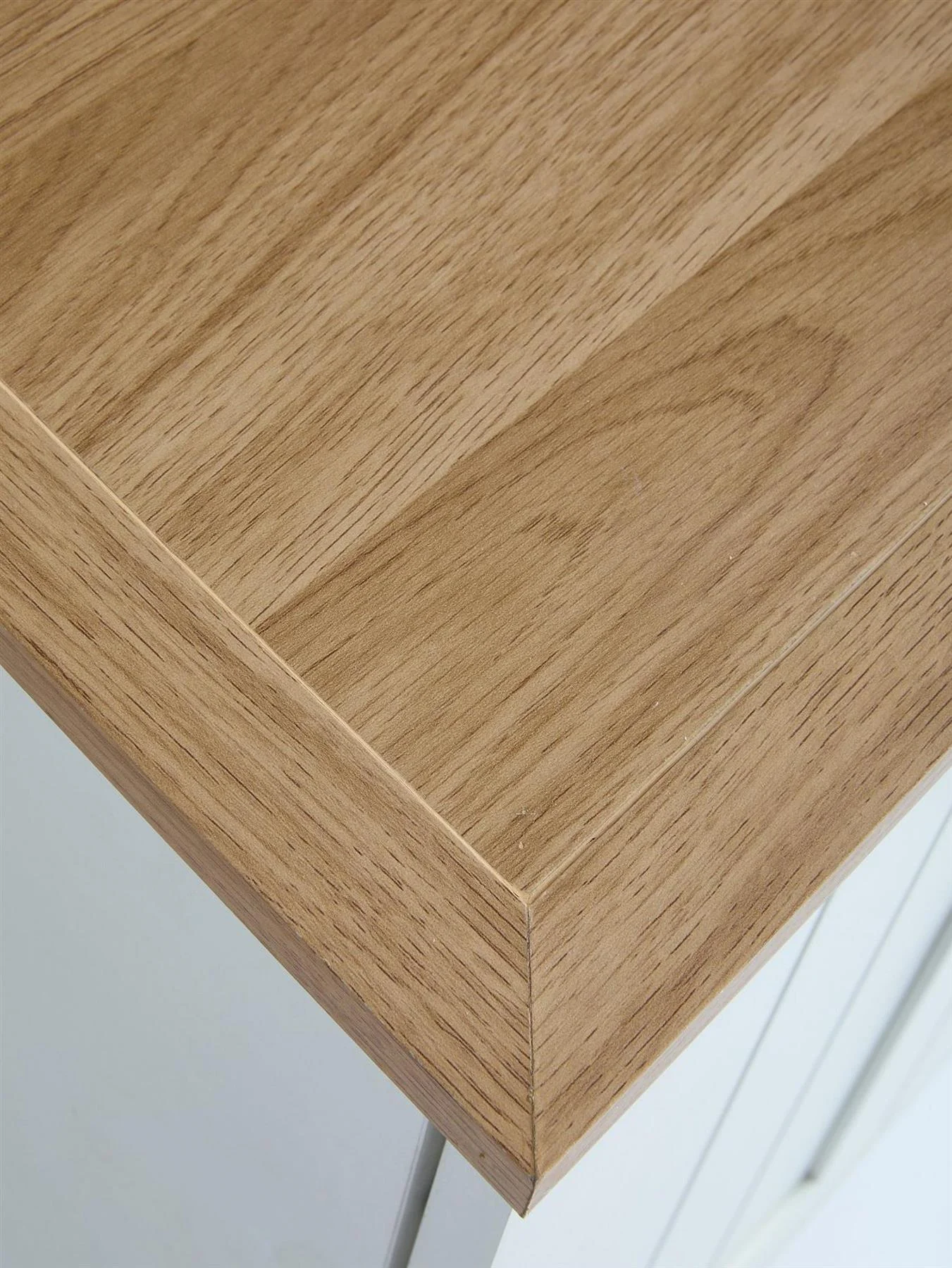 Amigo Tall Cabinet With 2 Baskets White Oak For Bathroom Storage UK - Image 5