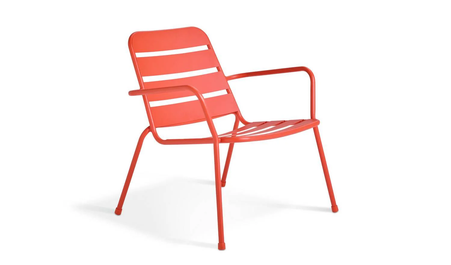 Annika 2 Seater Metal Garden Bistro Set Red With Table And Chairs - Image 4