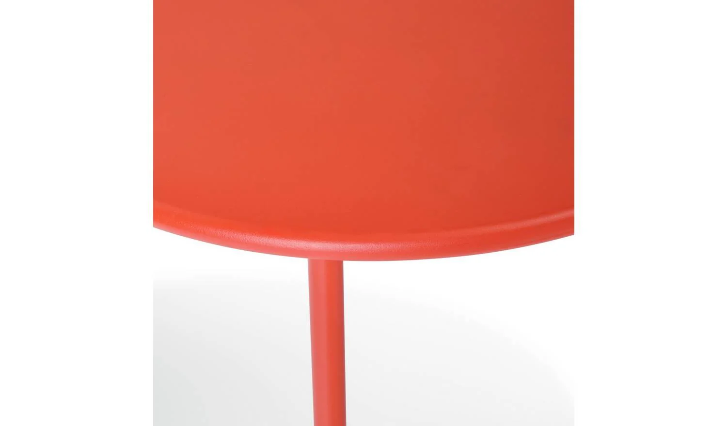 Annika 2 Seater Metal Garden Bistro Set Red With Table And Chairs - Image 5