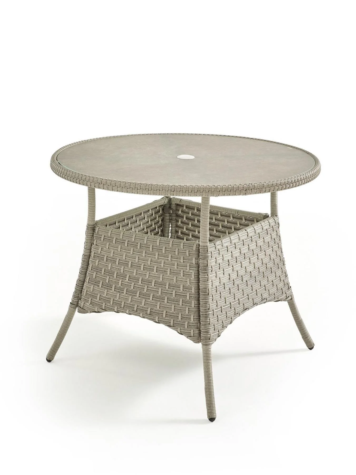 Antigua 4-Seater Dining Set Garden Patio Furniture Table Chairs - Image 3