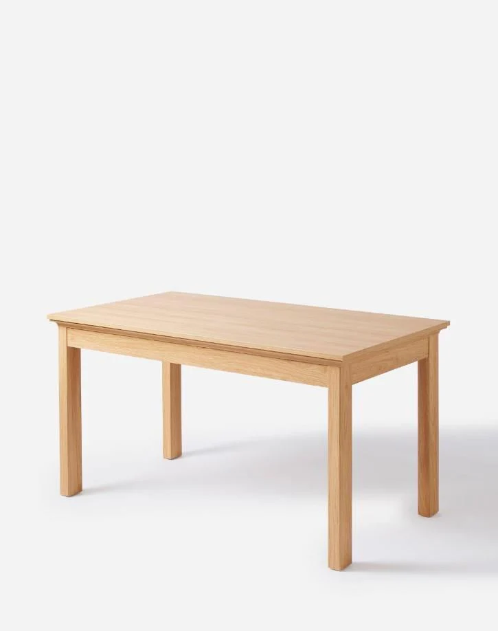 Ashford Dining Table Grey Oak Modern Kitchen Furniture 4-6 Seater - Image 2