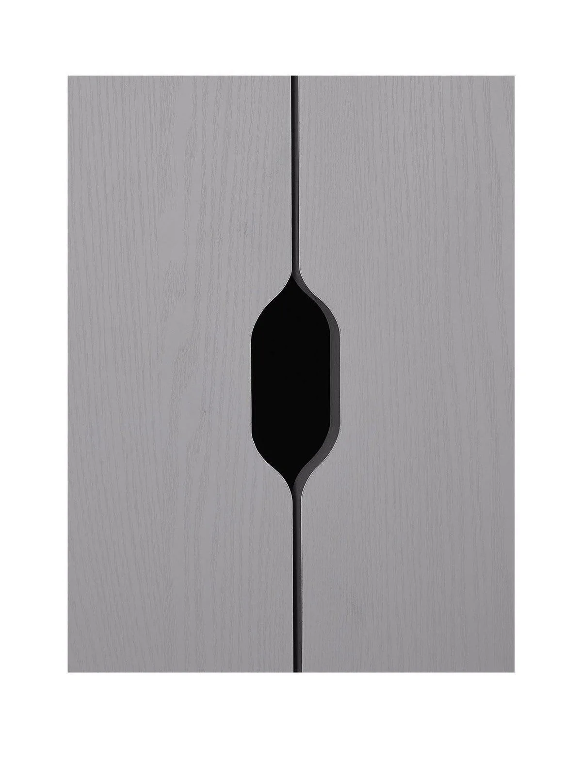 Aspen 3 Piece Bedroom Set & Wardrobe & 4+2 Chest & Bedside Table Grey Oak Eff - Image 3