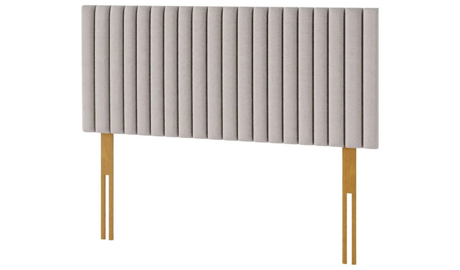 Aspire Grant Linen Small Double Headboard Off White Modern Bedroom Decor - Image 2