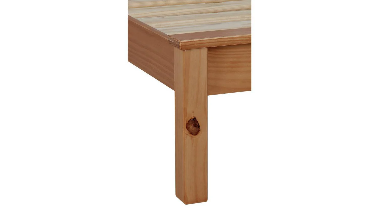 Aspley Single Wooden Bed Frame Oak Stain Stylish and Durable Bedroom Furniture - Image 3