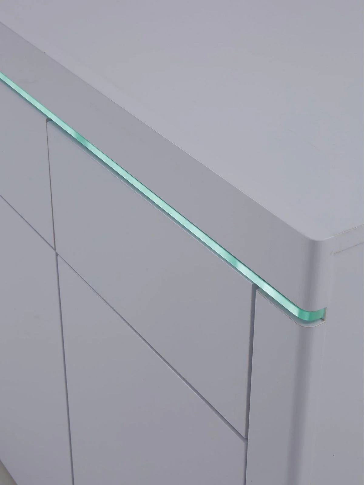 Atlantic Large Gloss Sideboard with LED Light Modern Storage - Image 6