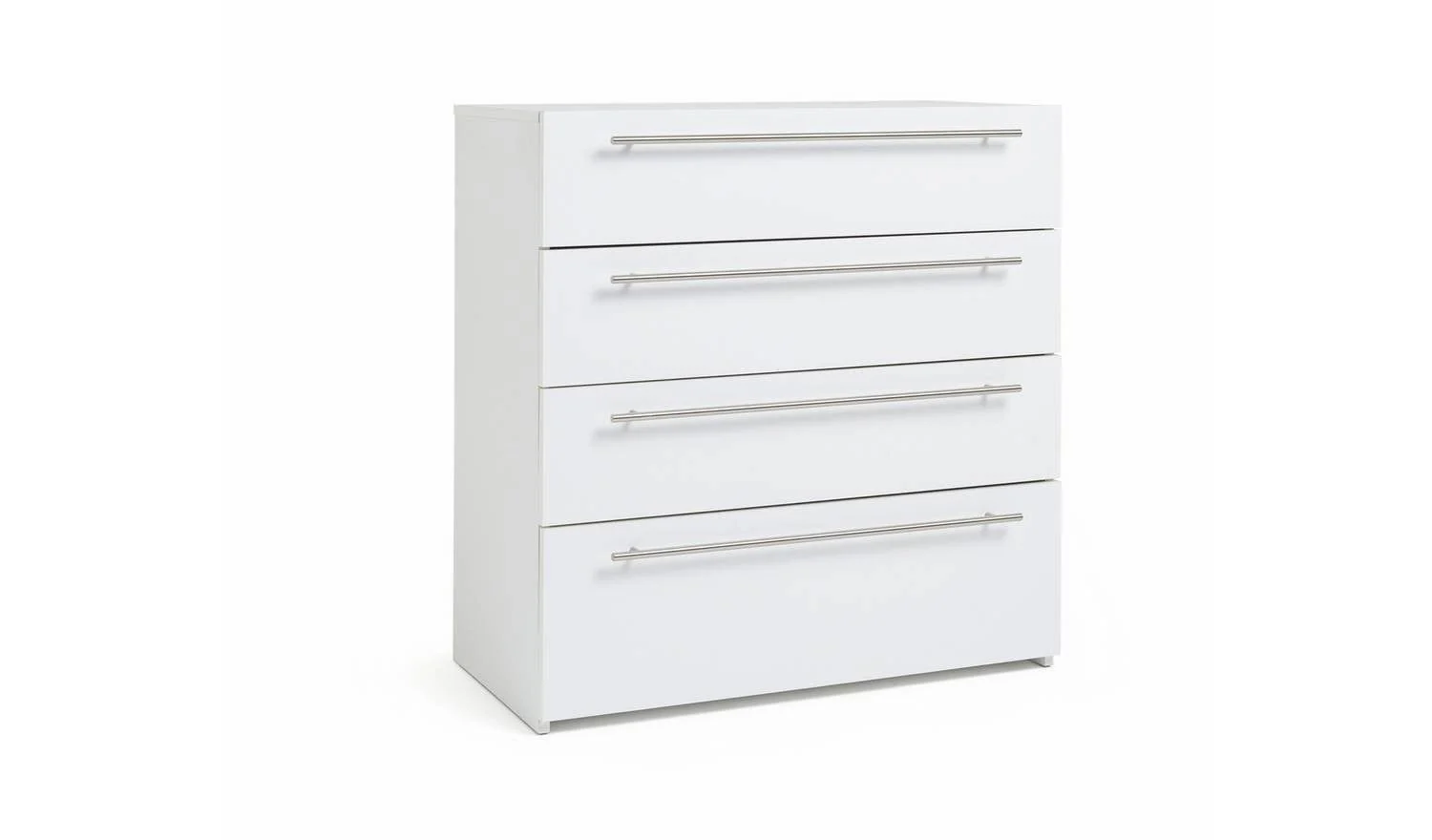 Atlas 4 Drawer Chest White For Bedroom Hallway Living Room Storage