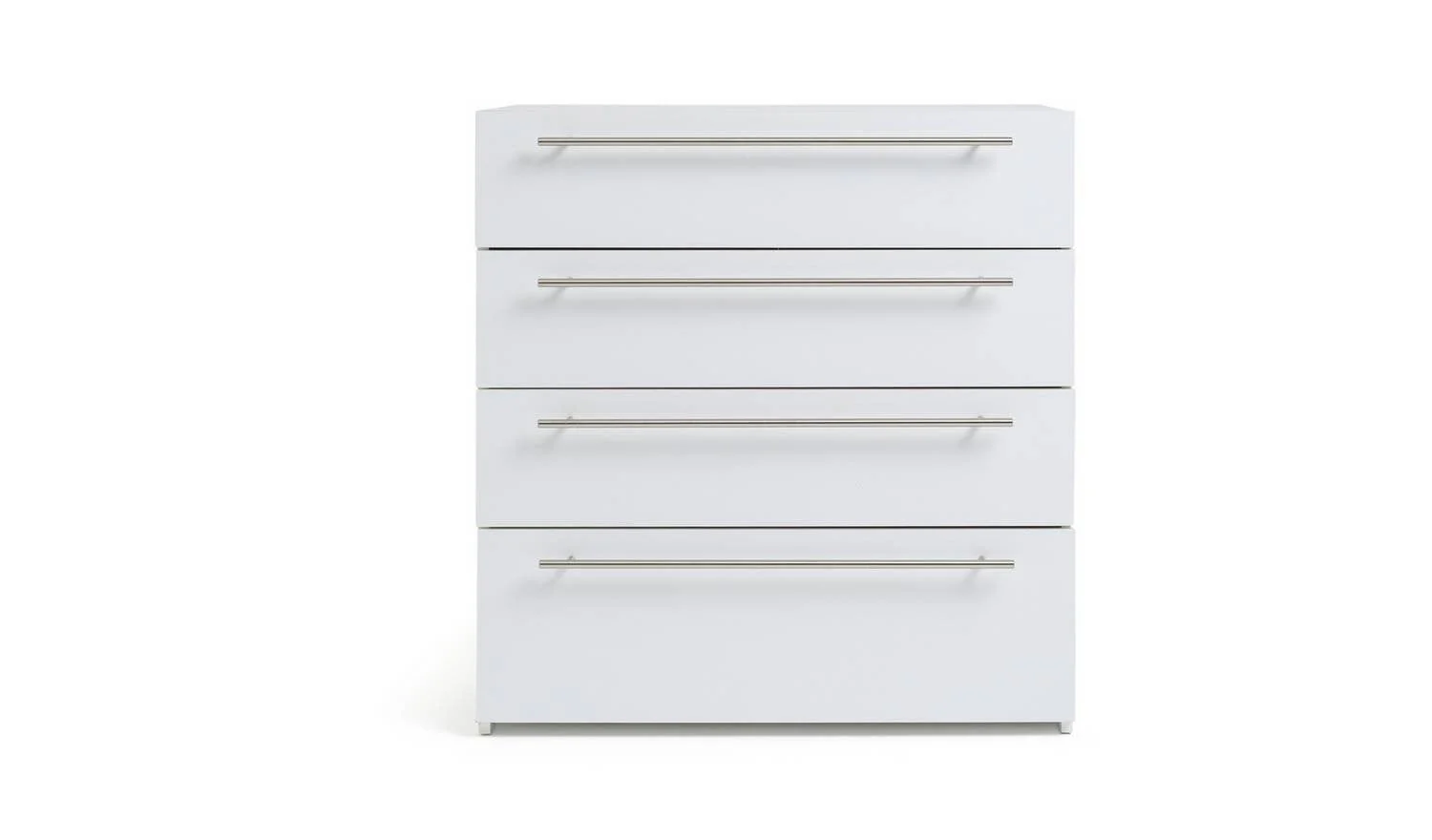 Atlas 4 Drawer Chest White For Bedroom Hallway Living Room Storage - Image 7