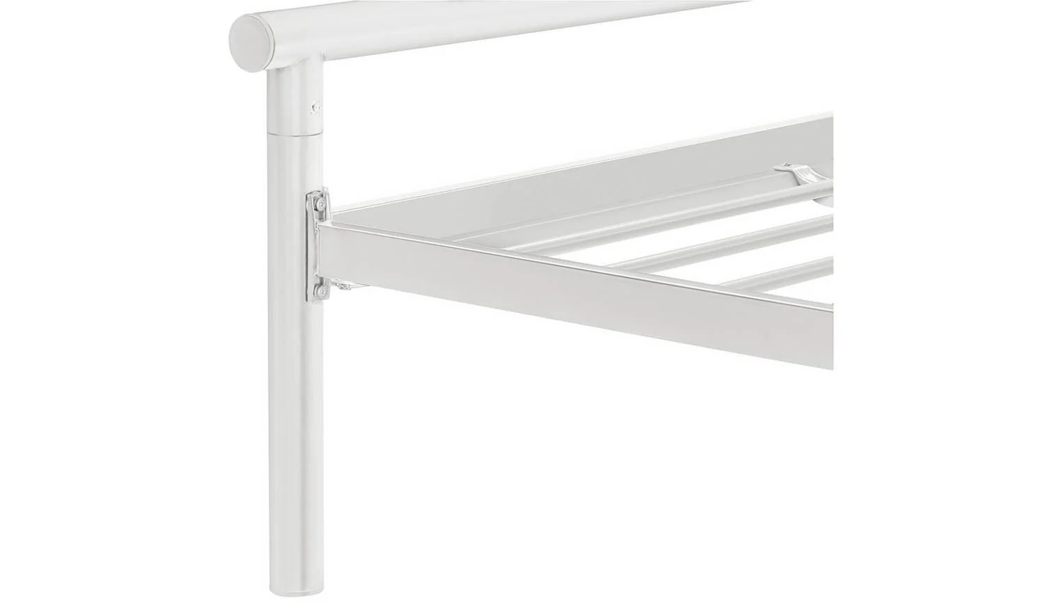 Avalon Double Metal Bed Frame - White - Image 5