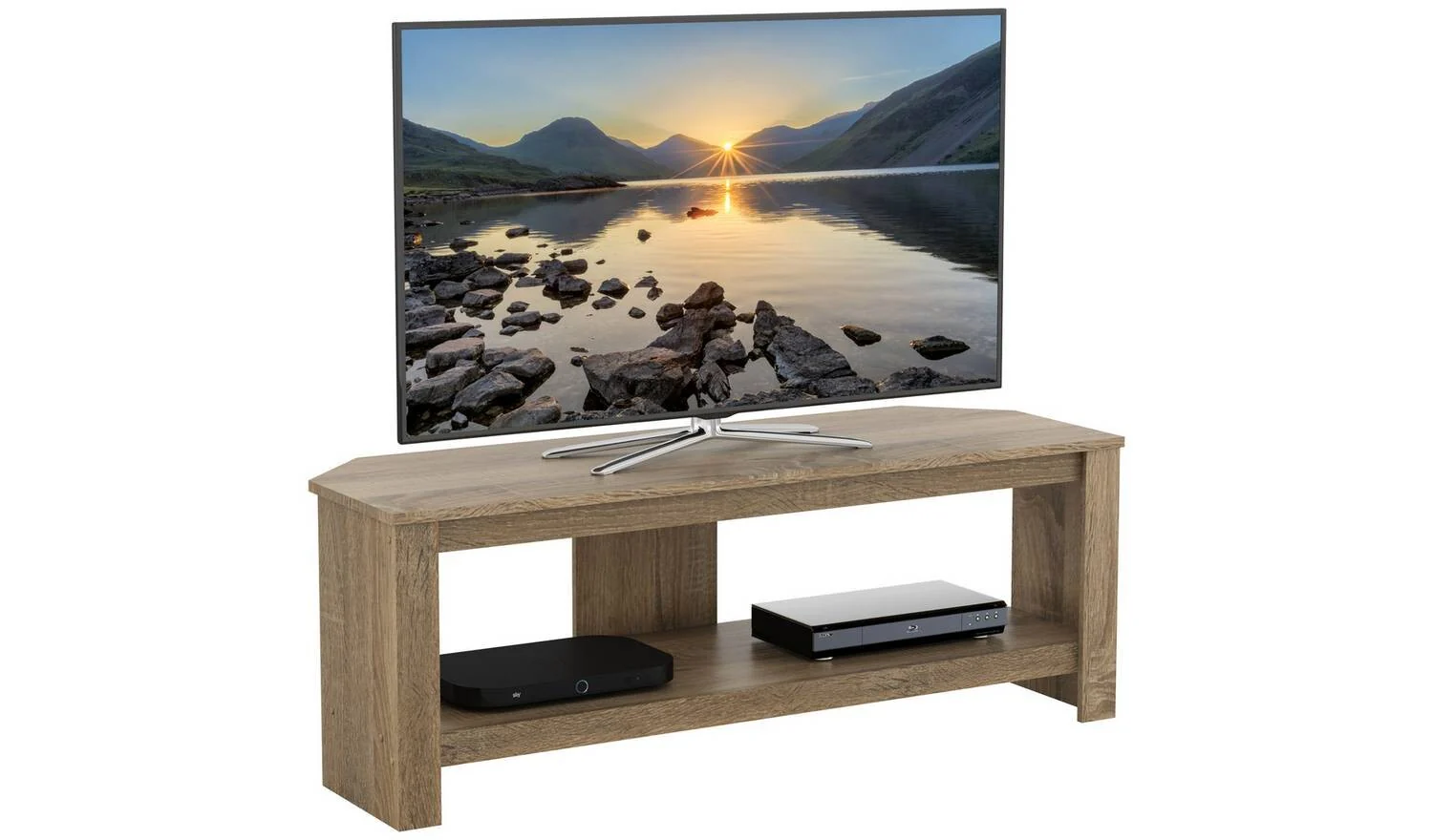 AVF Up to 55 Inch TV Stand - Light Wood - Image 2