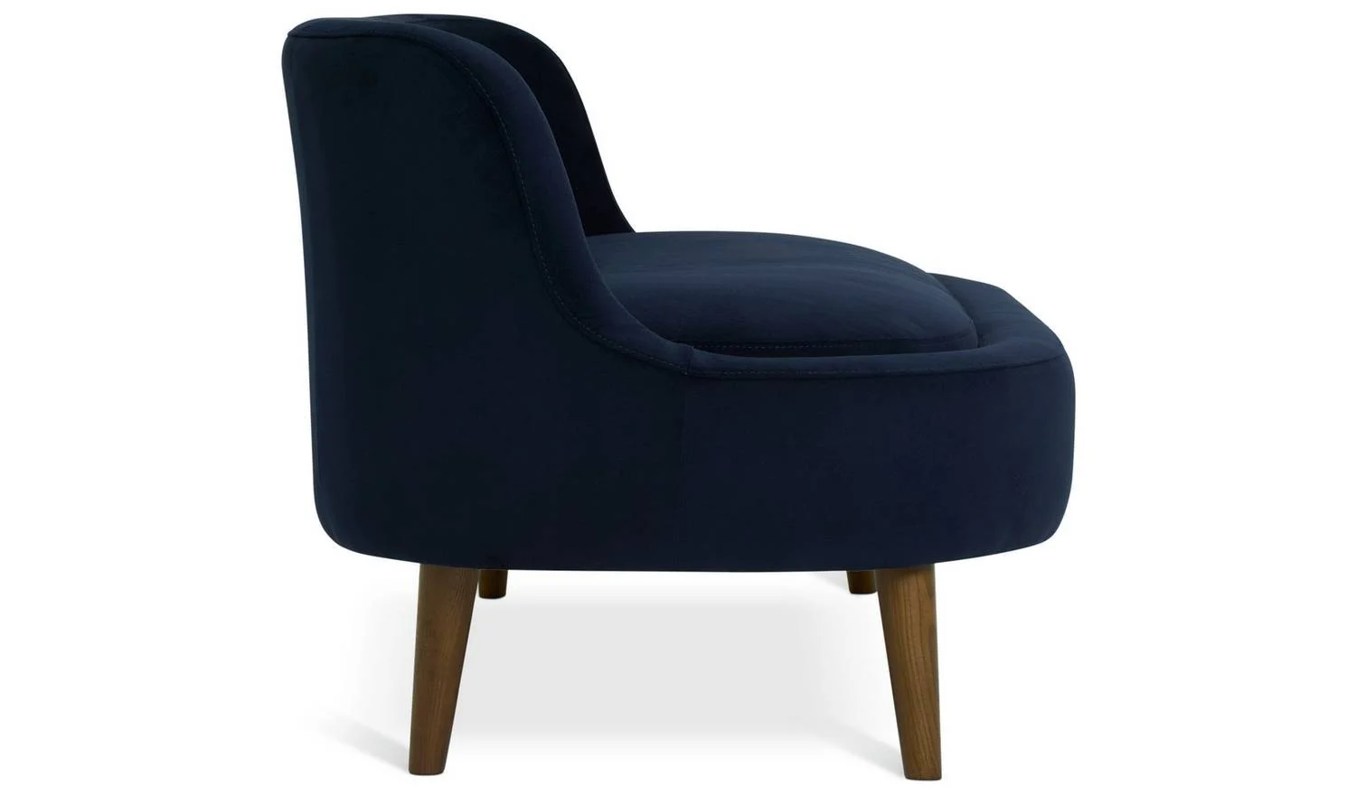 Beckett Fabric 2 Seater Sofa - Navy - Image 5