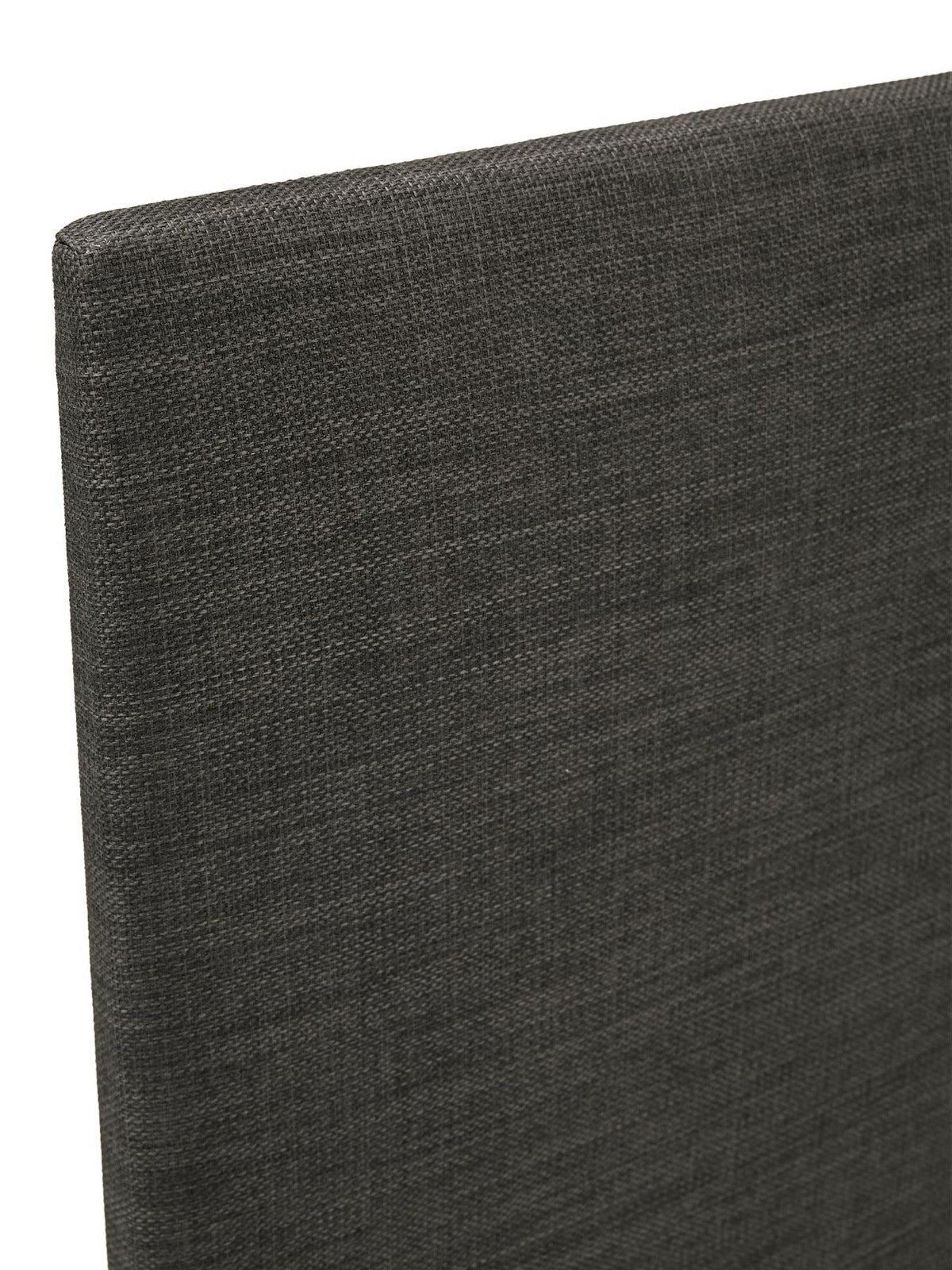 Beeston King Headboard Grey | Upholstered Faux Linen | Padded - Image 4