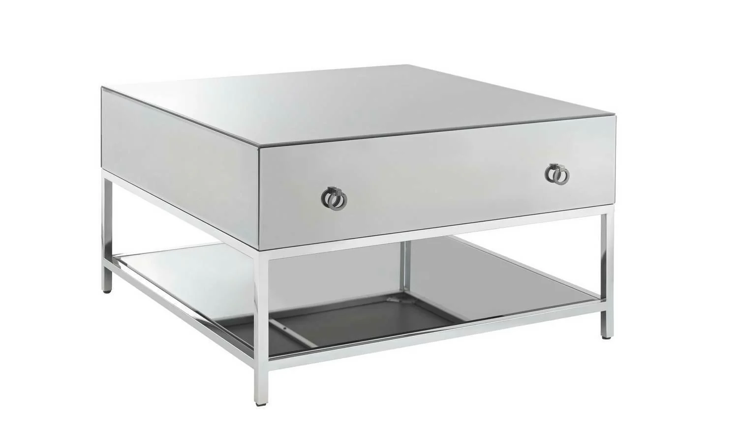 Bianco Smoked Mirror Coffee Table Elegant and Reflective Centerpiece Living Room