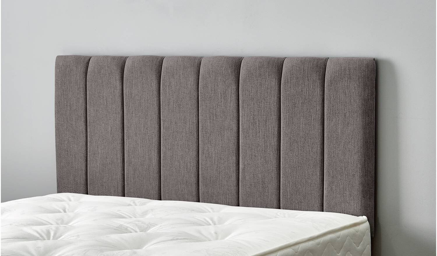 Bircham Double Headboard Silver Grey Modern Bedroom Furniture Upholstered