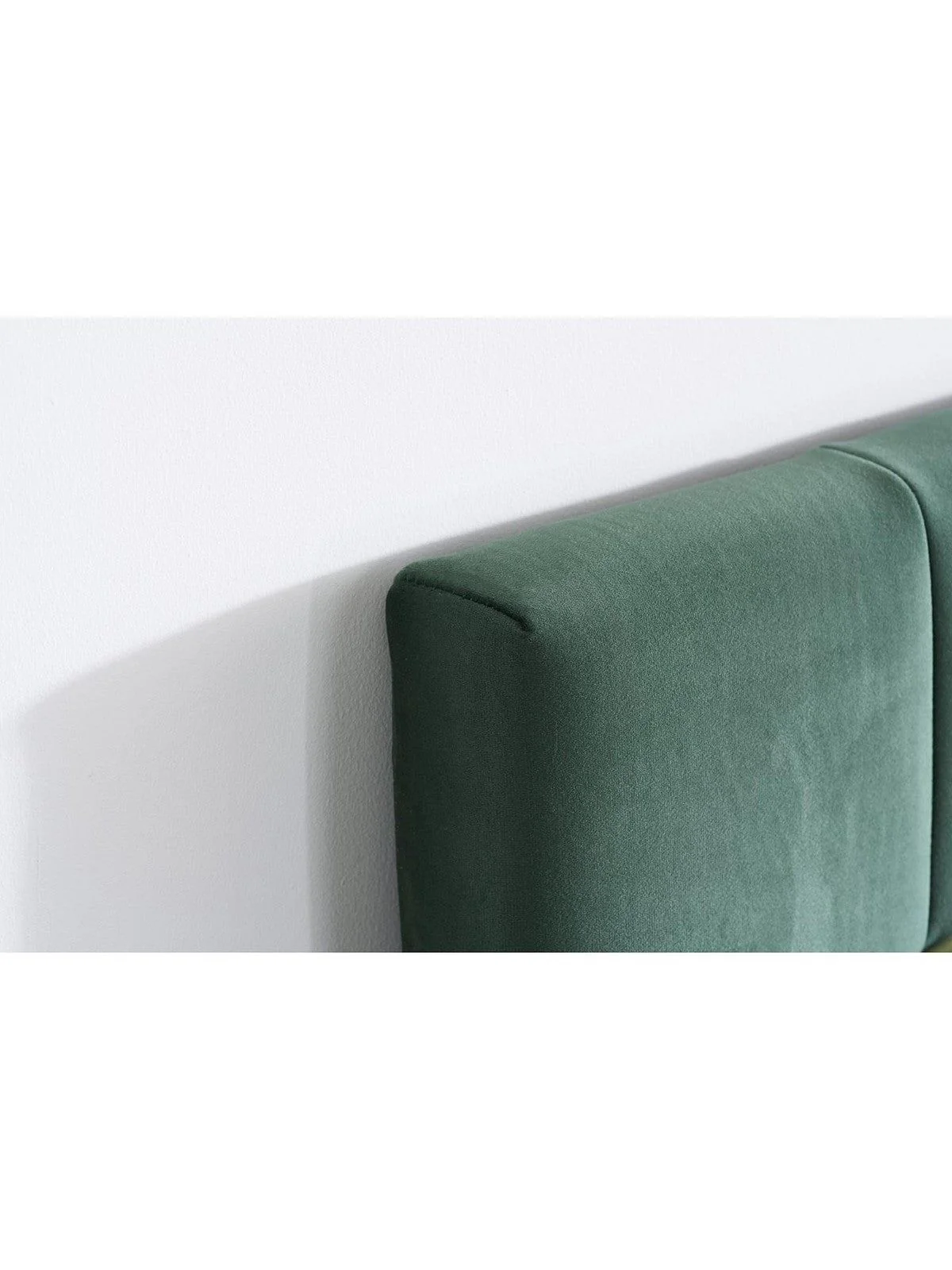 Birlea Loxley Double Bed Green | Upholstered Fabric Bed Frame | Luxe Bedroom - Image 4