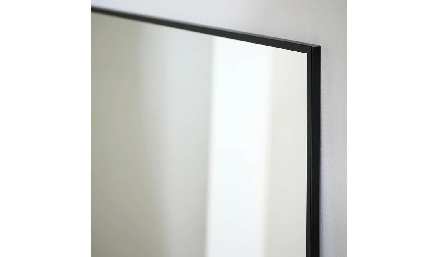 Black Full Length Wall Mirror 150x50cm For Hallway Bedroom Lounge - Image 2