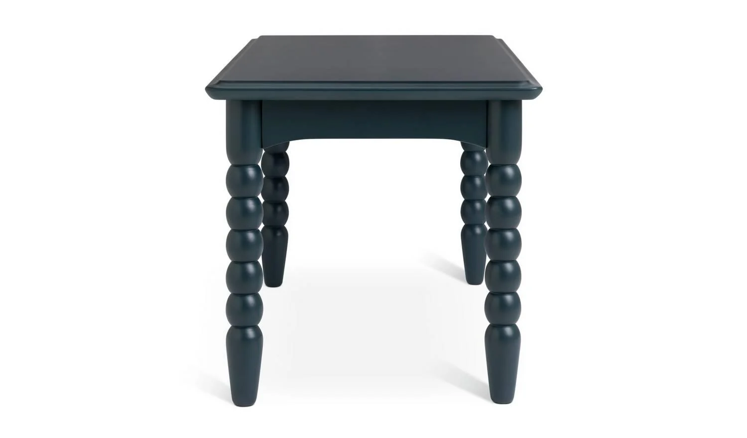 Blaire Bobbin Coffee Table Navy Modern Living Room Furniture - Image 4