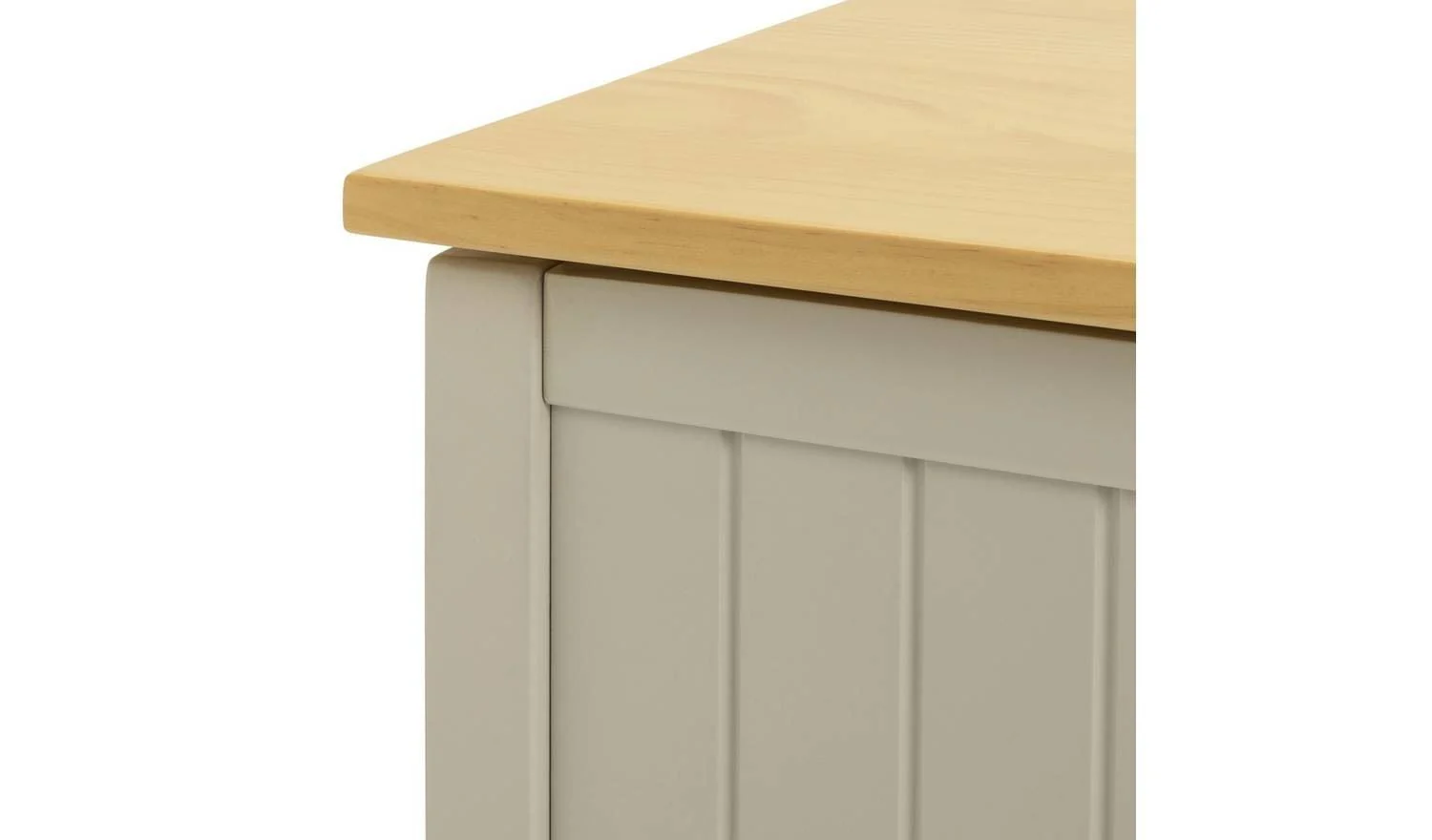 Bournemouth Storage Bench Light Grey Hallway Entryway Furniture Organiser - Image 5