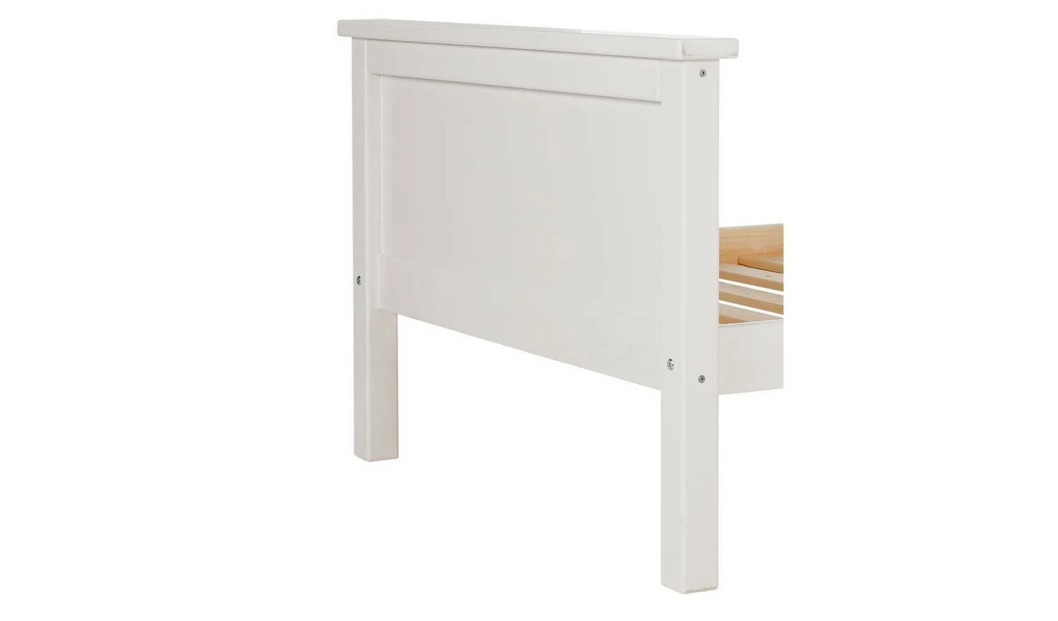 Brooklyn Single Bed White Sturdy and Modern Bedroom Furniture for Kids - Image 5
