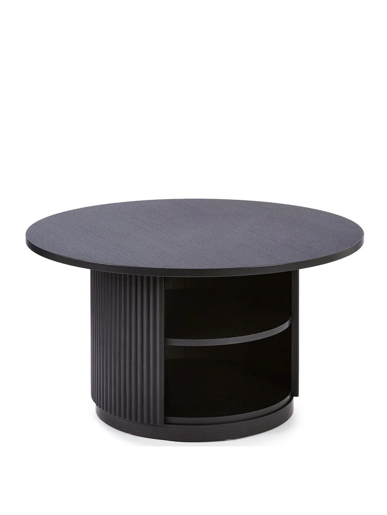 Carina Coffee Table Black Modern Living Room Furniture Storage - Image 3