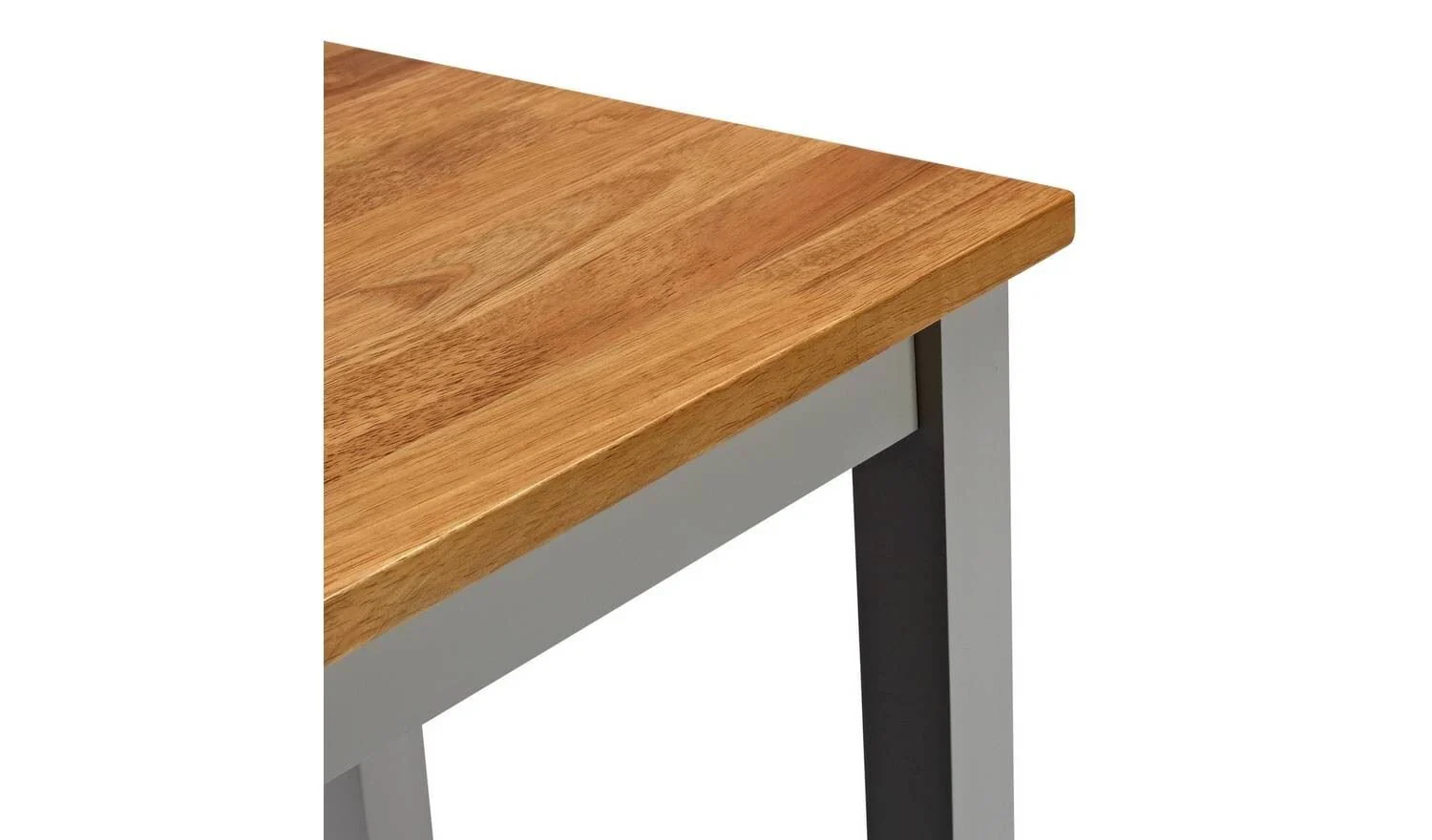 Chicago Oak Grey Bar Table & 2 Grey Chairs For Small Spaces UK - Image 5