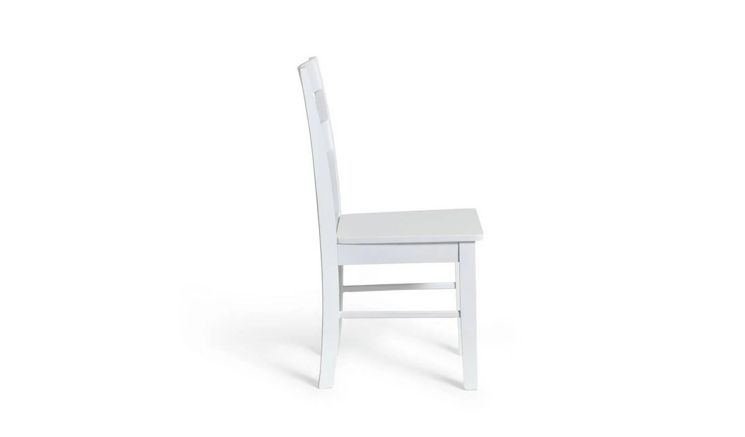 Chicago Pair of Solid Wood Dining Chair - White - Image 2