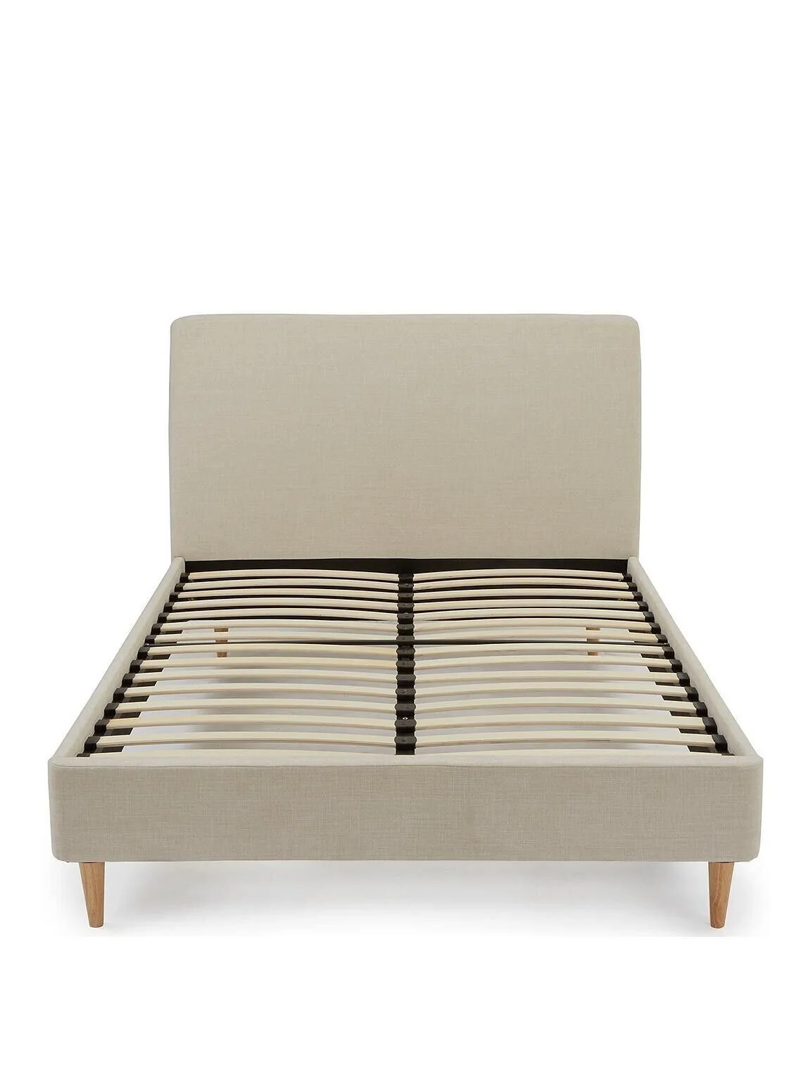 Cornwall King Bed Frame Grey Elegant and Comfortable Bedroom Furniture - Image 2