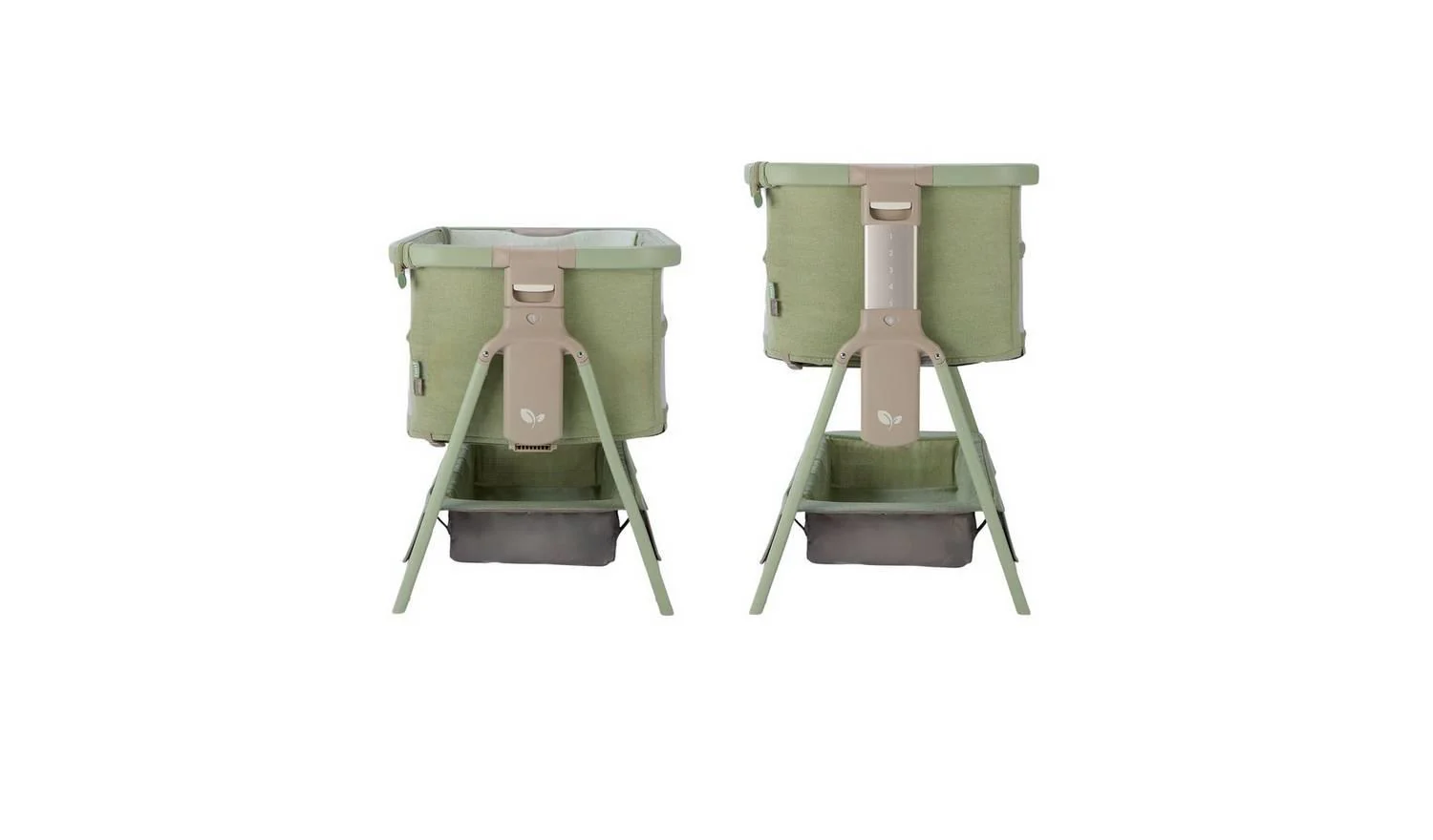 Cozee Zen Eucalyptus Bedside Crib 30 Sec Fold Travel - Image 4
