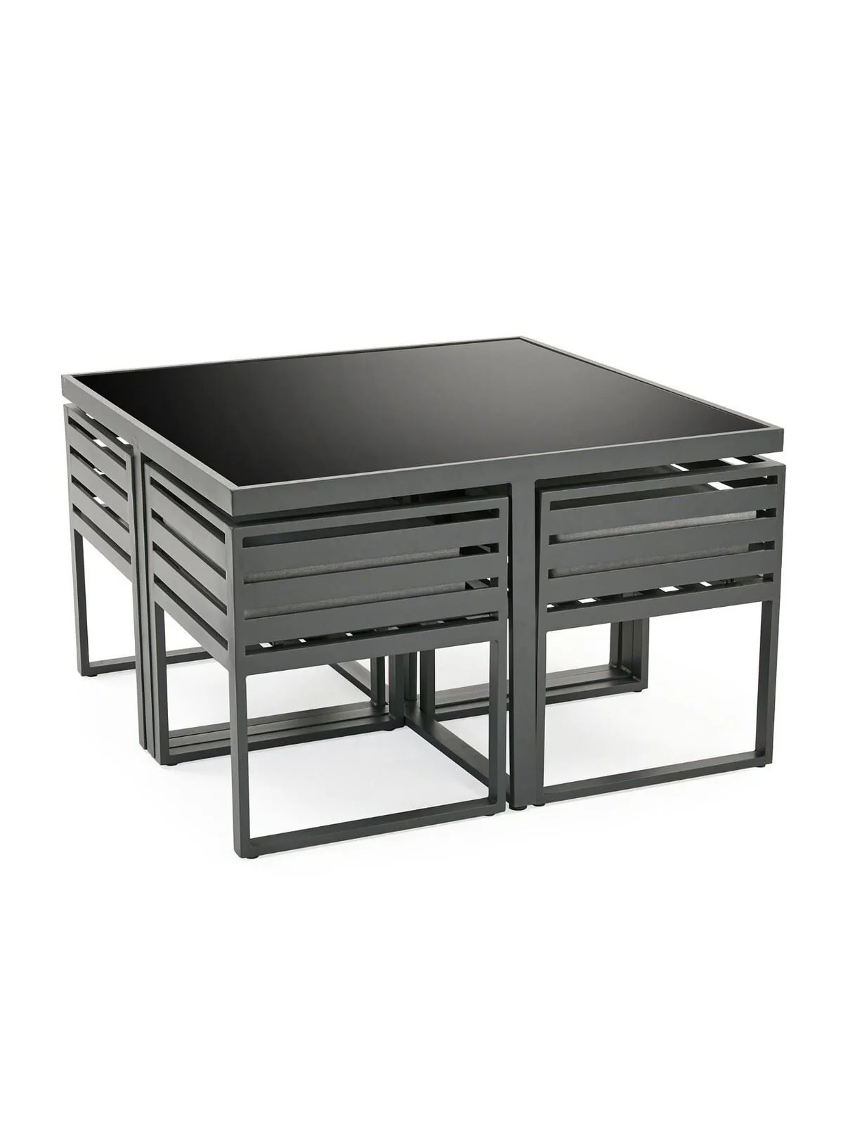 Cuba 4 Seater Cube Set Stylish Comfortable Outdoor Seating - Image 3