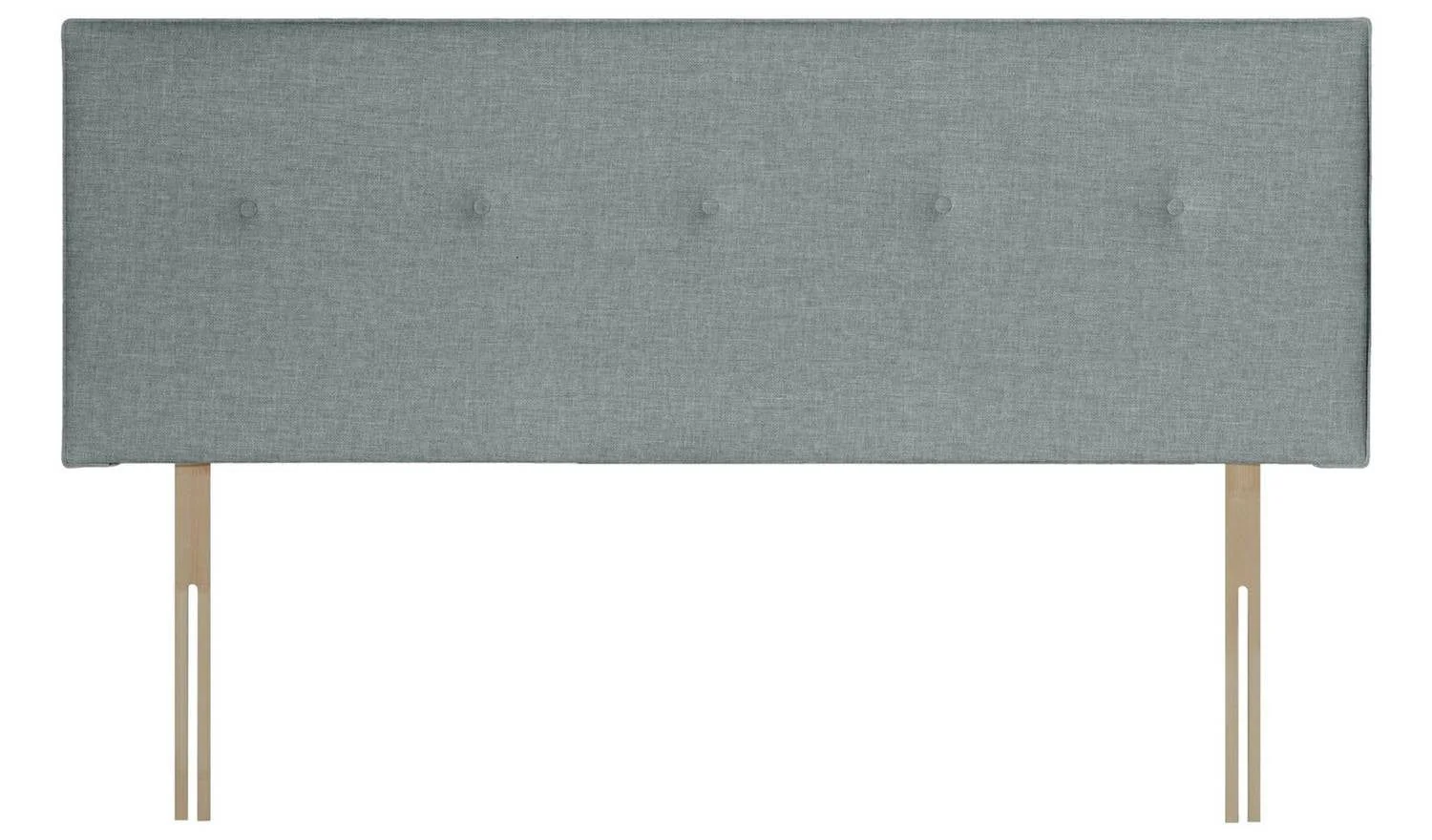 Dalham Fabric Kingsize Headboard Grey Stylish Comfortable Bed Decor for Any Room - Image 5