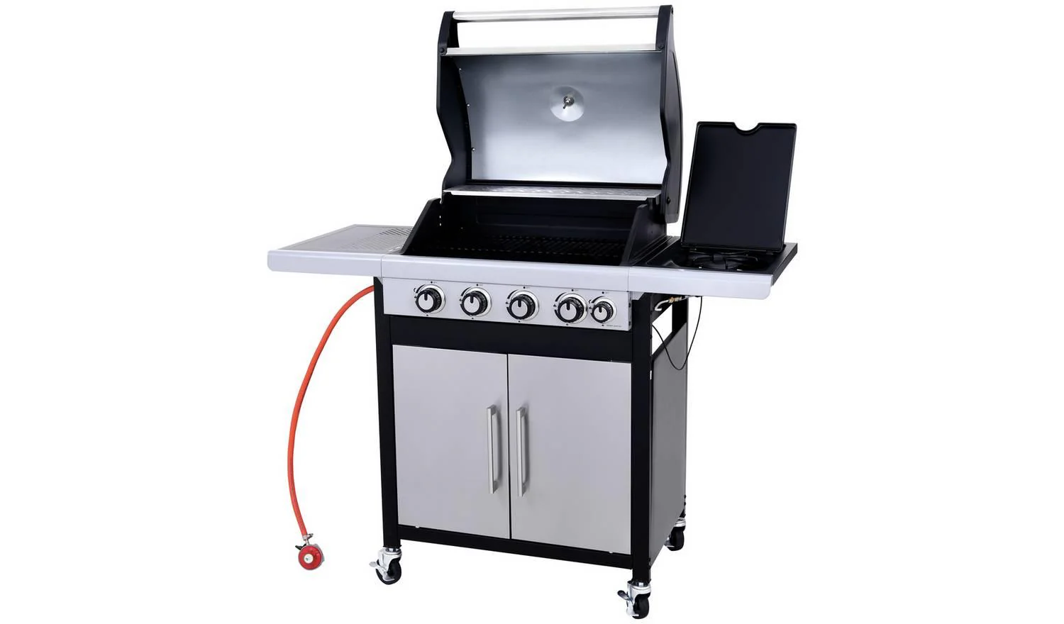 Deluxe 4 Burner Gas BBQ Outdoor Garden Grill Patio Cooking - Image 4