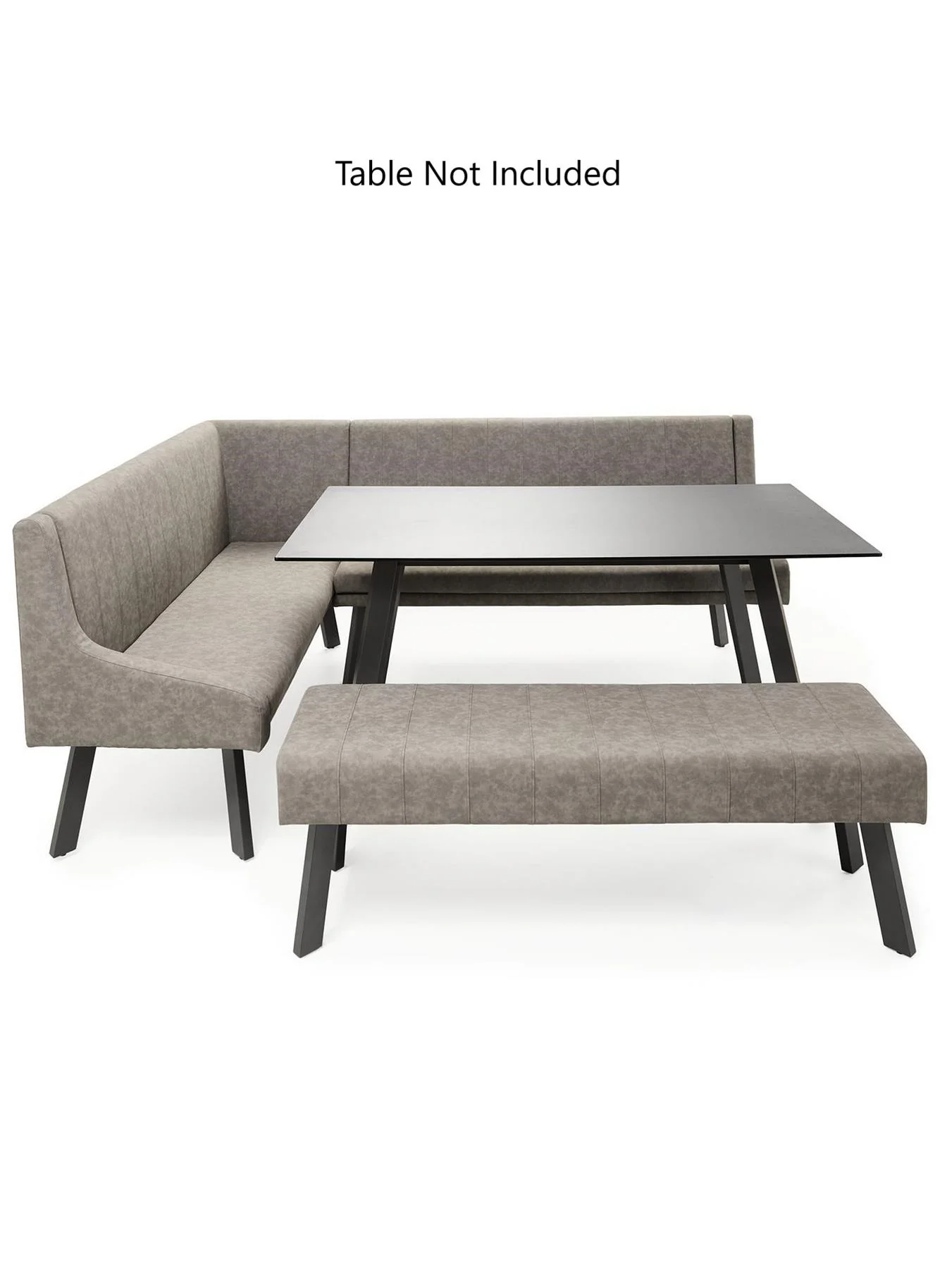 Denver Corner Dining Set ONLY BENCHES Modern Furniture UK - Image 4