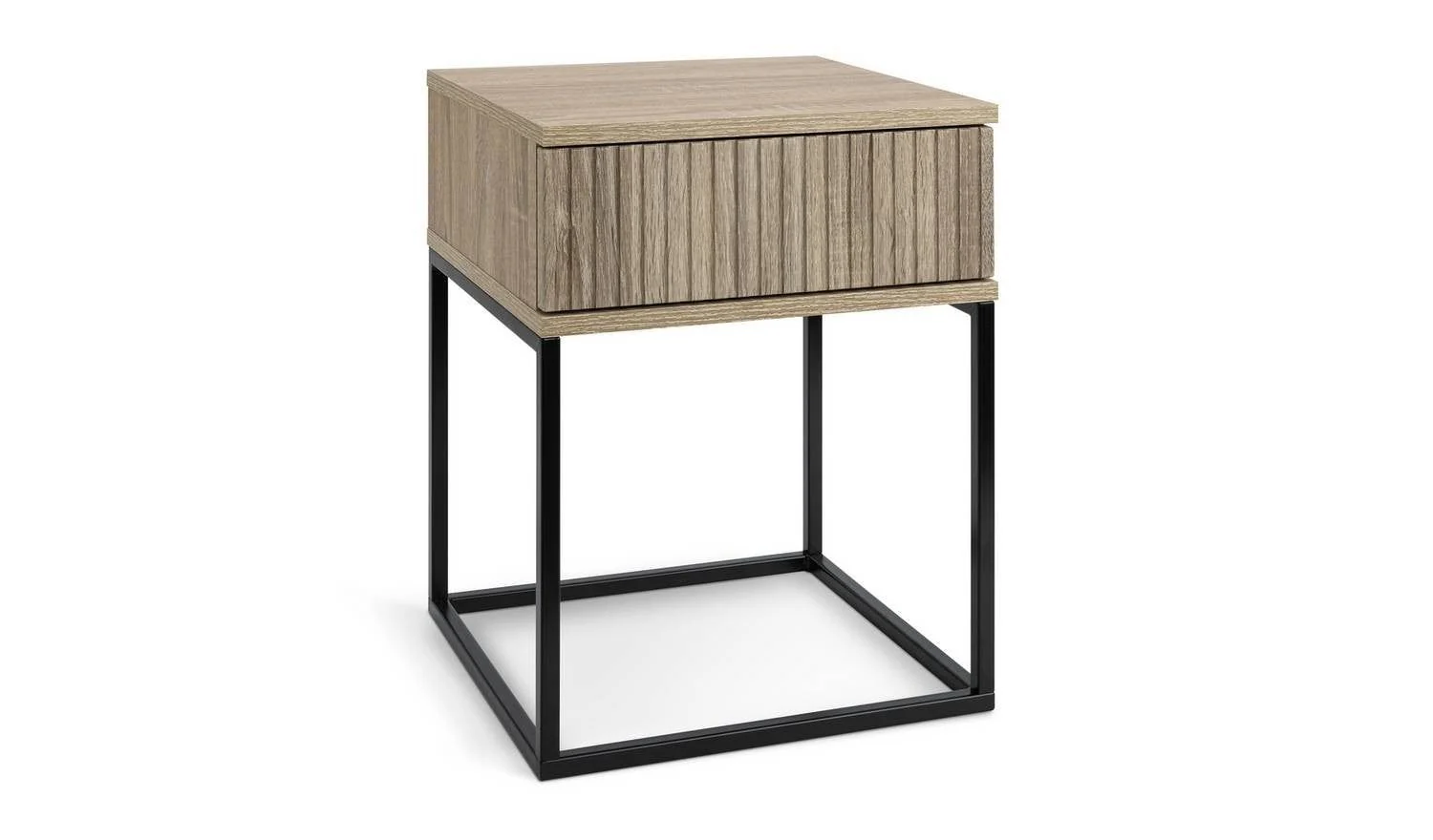 Digby 1 Drawer Bedside Table Oak Elegant Bedroom Storage
