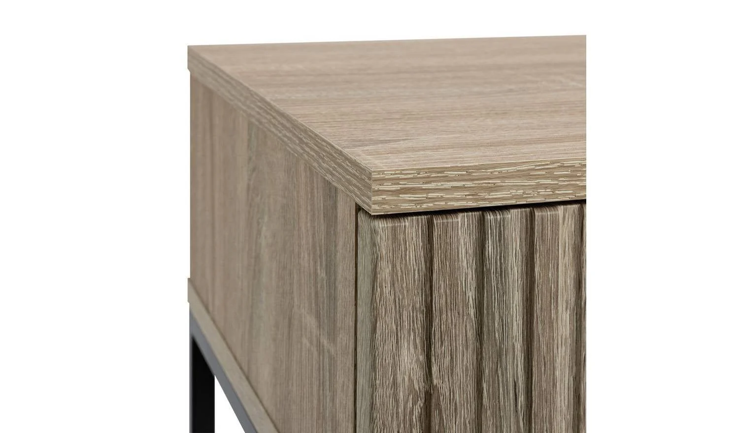 Digby 1 Drawer Bedside Table Oak Elegant Bedroom Storage - Image 6