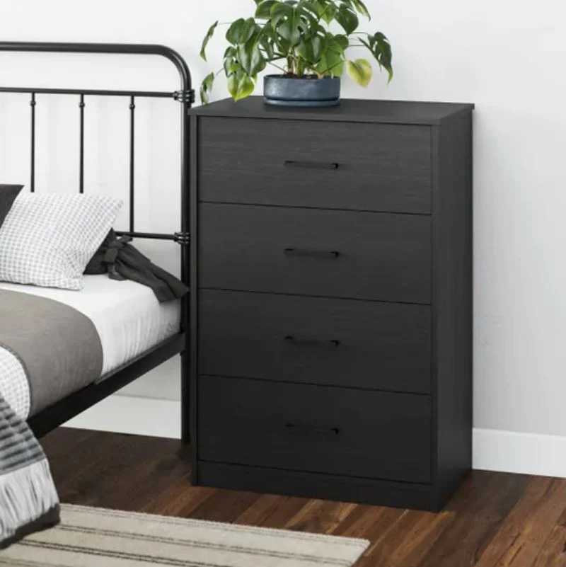 Dorel BrEZ Build Pearce Dresser 4 drawer Black Oak - Image 5