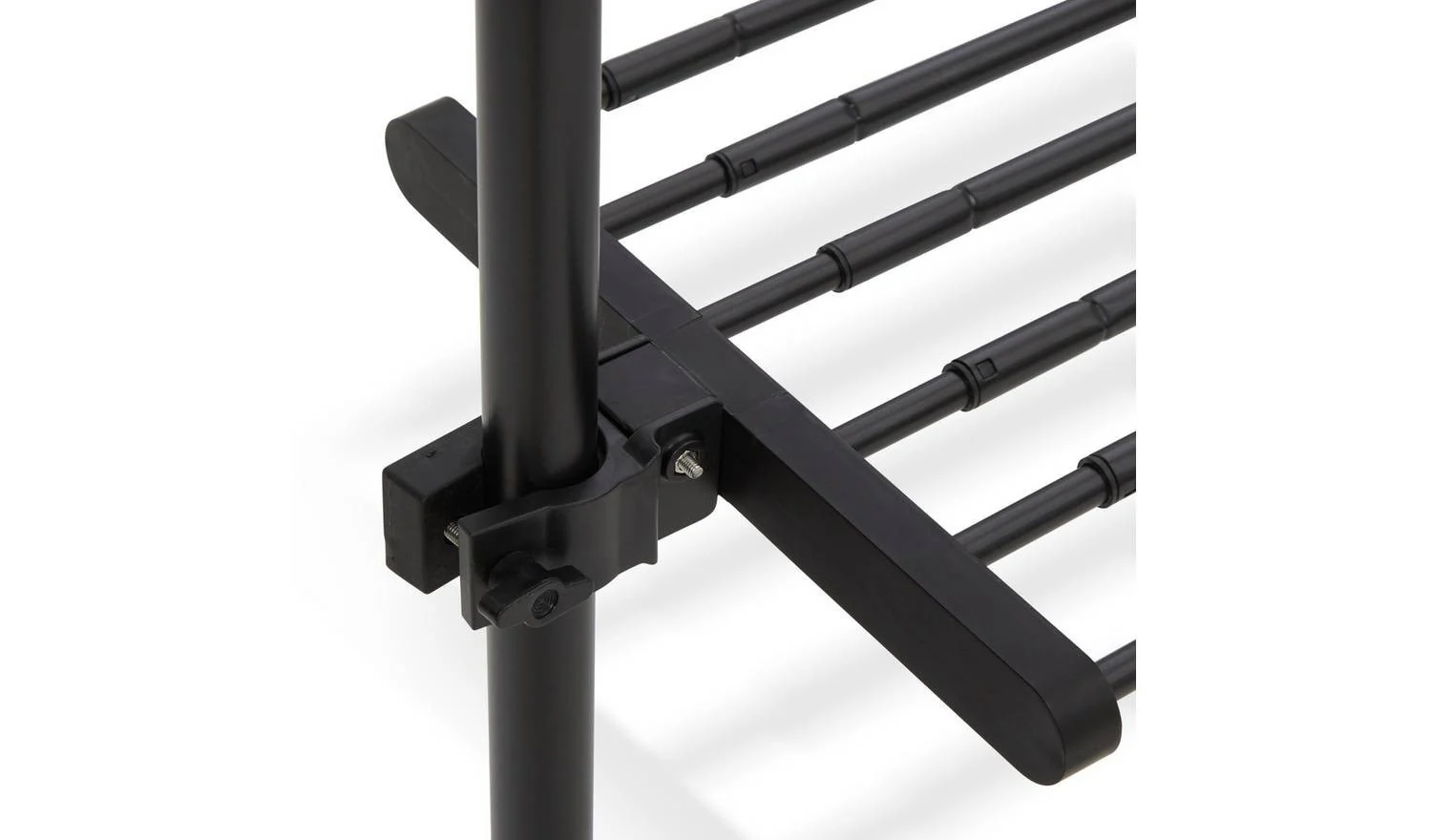 Double Adjustable Ceiling Rail Black For Living Room Bedroom Decor - Image 5