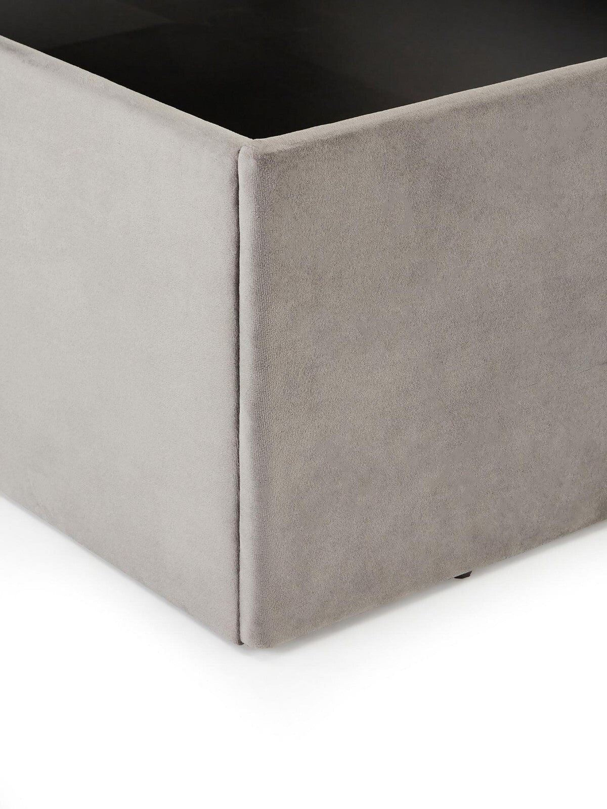 Duncan End Lift Up Storage Ottoman Double Bed Grey FREE DELIVERY - Image 4
