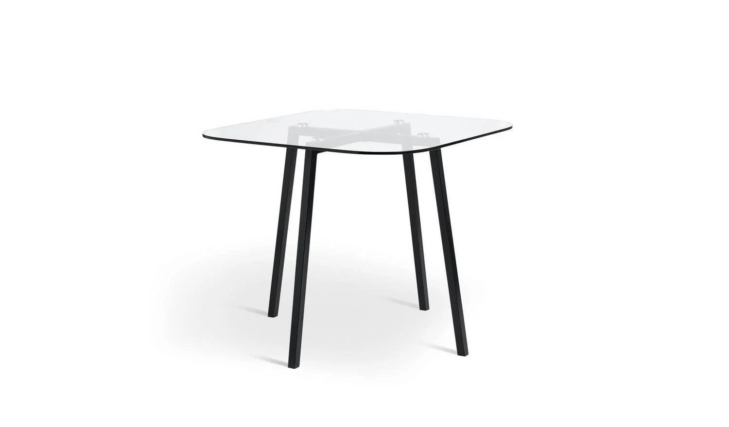 Elsie Black Dining Table & 4 Charcoal Chairs Modern Kitchen Furniture Set - Image 5