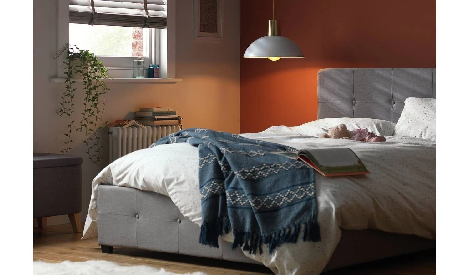 Eros Kingsize End Opening Ottoman Bed Frame Grey Spacious Storage Bed - Image 3