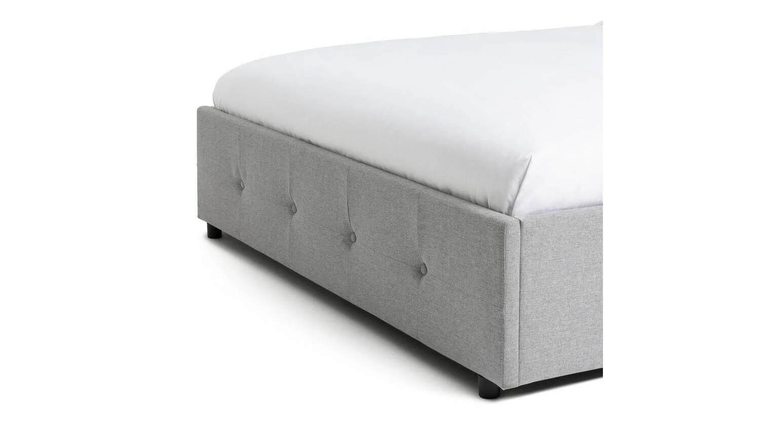 Eros Kingsize End Opening Ottoman Bed Frame Grey Spacious Storage Bed - Image 7