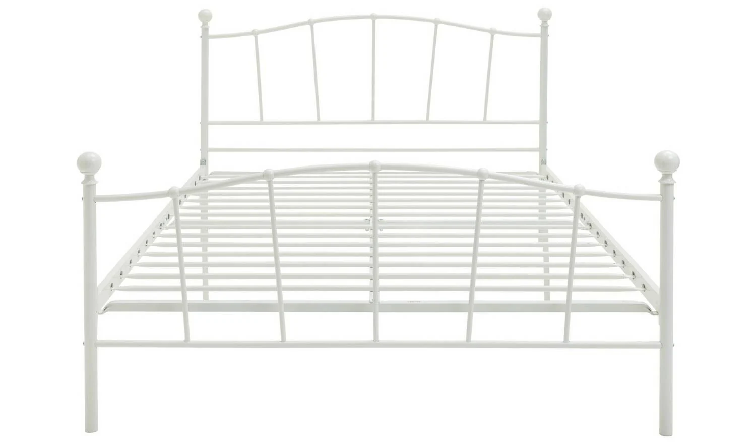 Fleur Small Double Metal Bed Frame - White - Image 5