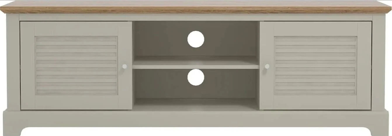Galano Milan Wide TV Stand 150cm Light Grey Oak For Living Room - Image 2