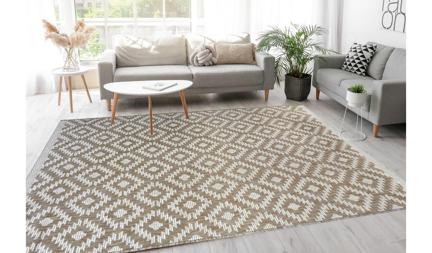 Genesis Natural Indoor Outdoor Rug 200x290cm Fast Delivery UK Large - Image 2