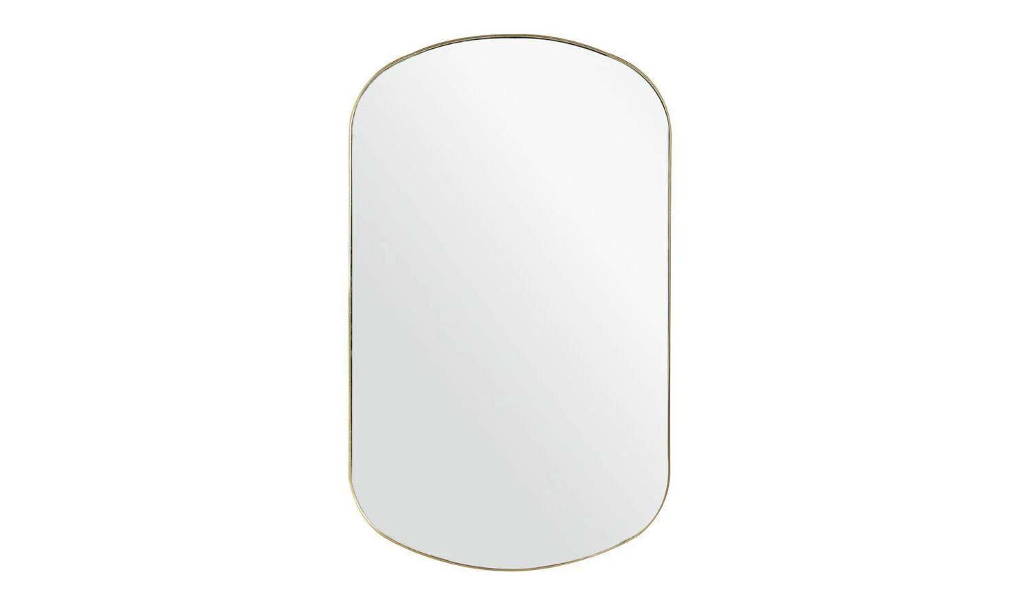 Gold Pill Wall Mirror 100x60cm For Hallway Bedroom Dressing Area UK - Image 3