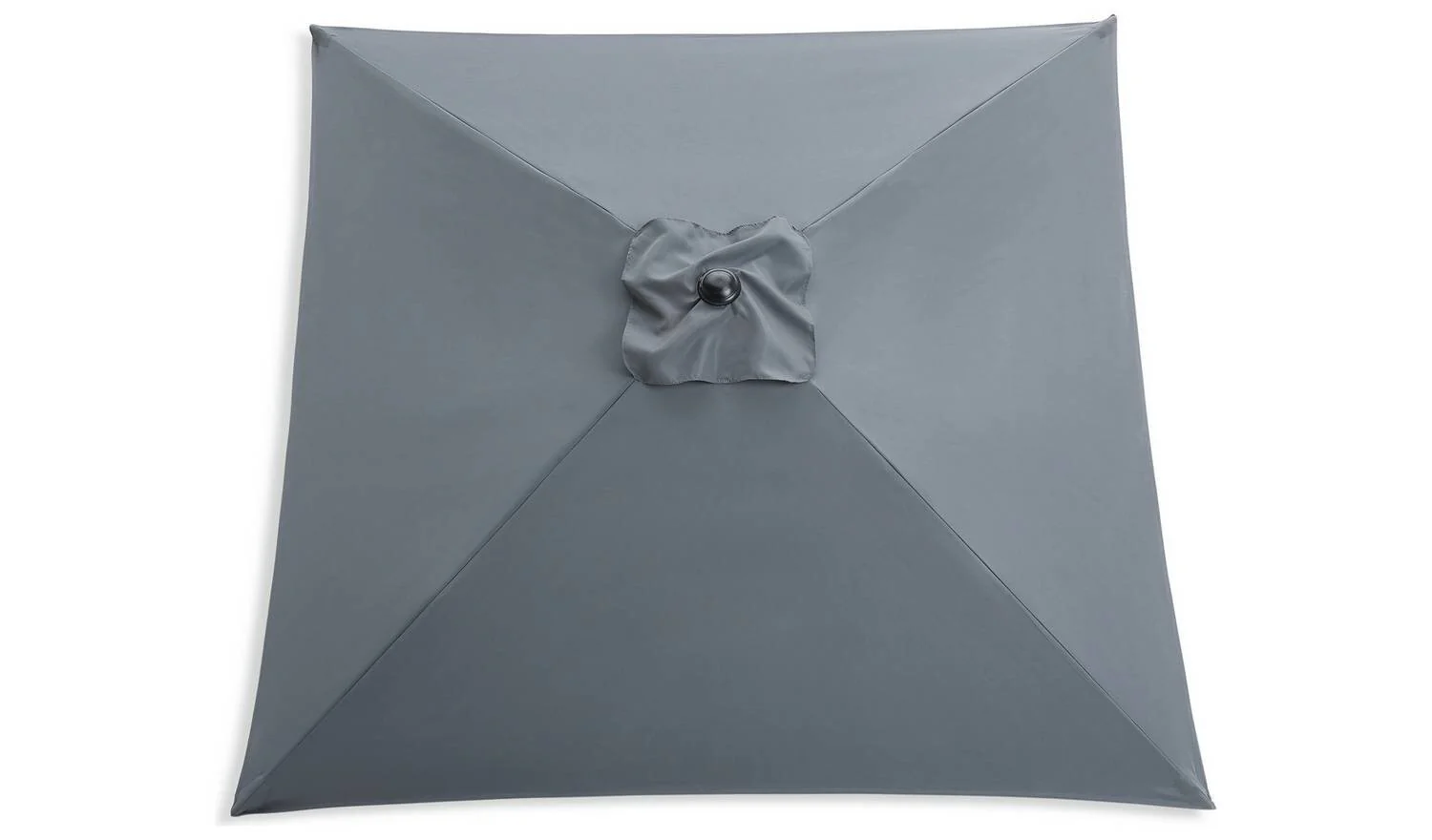 2m Square Garden Parasol Grey Outdoor Patio Umbrella Sun Shade - Image 4