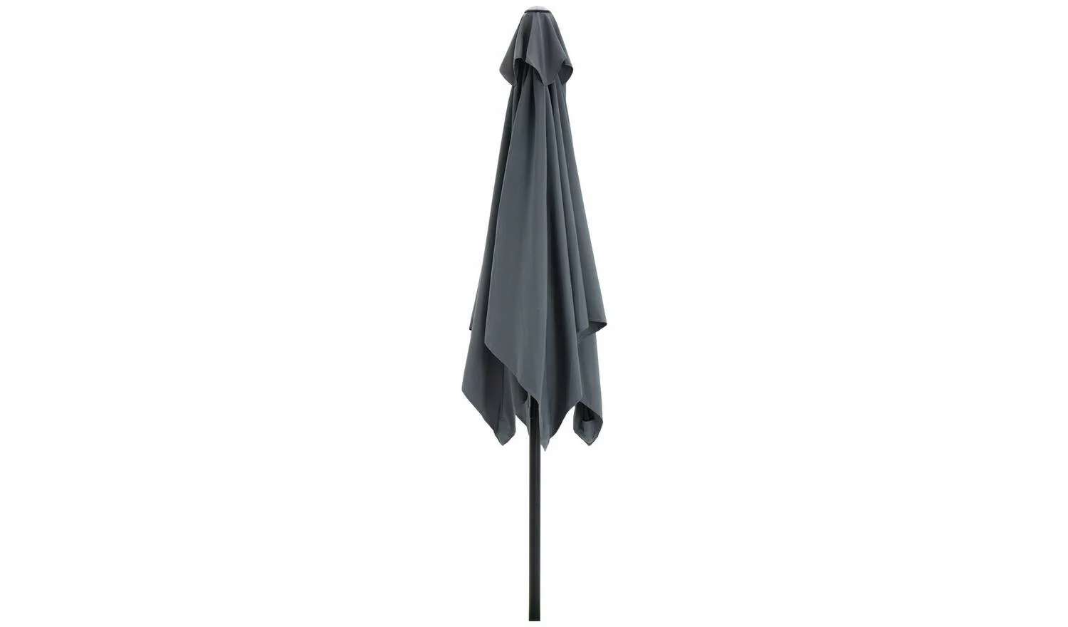 2m Square Garden Parasol Grey Outdoor Patio Umbrella Sun Shade - Image 6
