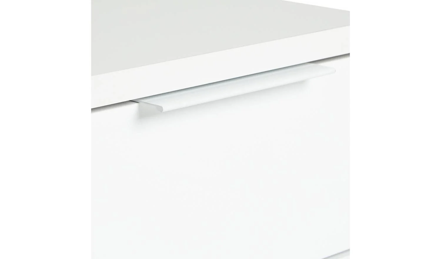 Hallingford 5 Drawer Chest -White Gloss - Image 3